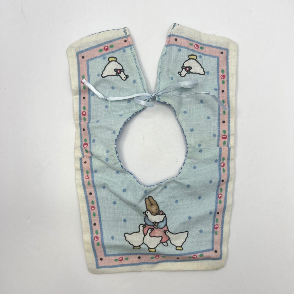 Vintage Daisy Kingdom Pattern Ducks Doll Collar Goose Handmade Cottage Farmhouse